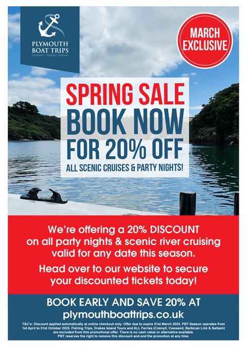 Plymouth Boat Trips Special Offer Poster