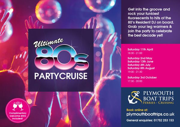 80s Party Cruise Poster